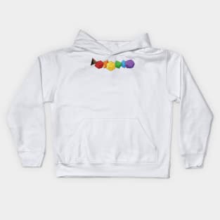 Pride Dice Rainbow Gay Kids Hoodie